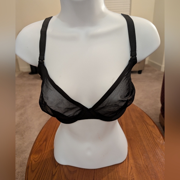 CUUP Other - Cuup black sheer bra, size 38E